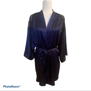 Victoria Secret Midnight Blue Robe SZ M/LG